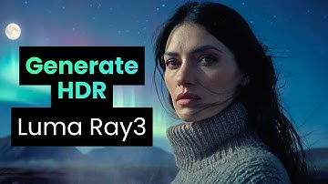 4K HDR で AI ビデオ生成をレベルアップ (Luma Ray 3 チュートリアル)