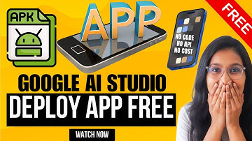 Create and Deploy AI Apps for Free | Google AI Studio + GitHub + Netlify