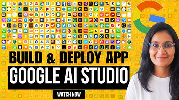 Create and Deploy AI Apps for Free | Google AI Studio + GitHub + Netlify