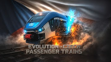 Evolution of Czech Passenger Trains (1948–2024) | Stunning AI Rail Transformations!