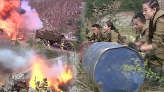 Tentara Jepang kawal peluru baja, agen cantik serang dan ledakkan 800 musuh!