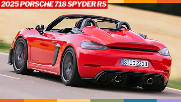 Naturally Aspirated Brilliance: Inside the 2025 PORSCHE 718 SPYDER RS