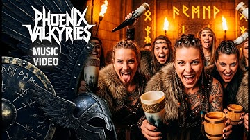 PHOENIX VALKYRIES: "HALLS OF THE FALLEN" - Epic Power Metal | AI MUSIC VIDEO Cinematic"