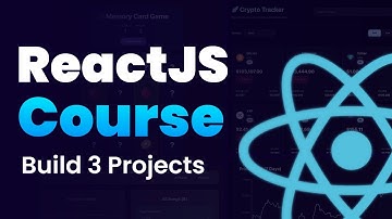 Beginner React Full Course | Build 3 React Projects in 4 Hours