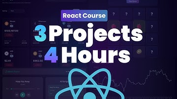 Modern React Full Course For Beginners | 3 React Projects in 4 Hours