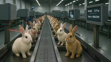 How Millions of Rabbits Are Raised on Modern Farms – Inside the Rabbit Meat Processing Industry