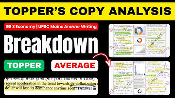 GS3 Economy Question: What Toppers Do Differently in Mains | Complete Breakdown