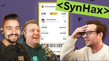 Recreating a Train Ticket with CSS! SynHax Battle
