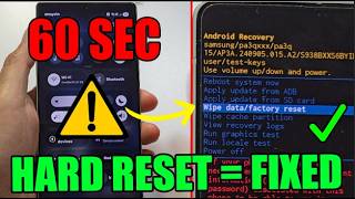Samsung Hard Reset - Fix Any Problem in 60 Seconds With This Factory Reset Trick