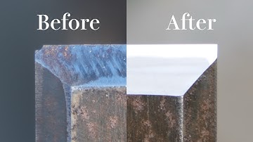 Sharpening a 1 USD Antique Japanese Chisel