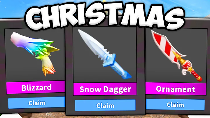 How to get ALL Christmas Items in Murder Mystery 2