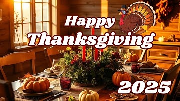 Happy Thanksgiving 2025 ✨Thanksgiving Wishes 🦃 Thanksgiving Song