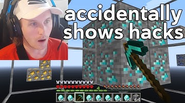 Streamer Realizes I caught him HACKING on my Minecraft Server LIVE