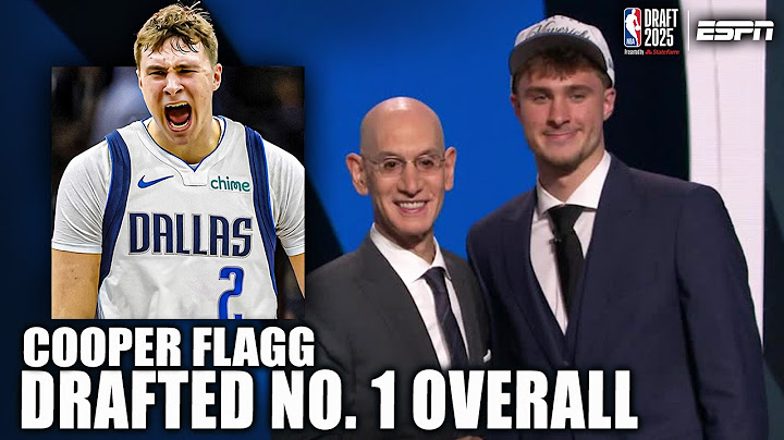 The Mavericks select Cooper Flagg with the 1st overall pick | 2025 NBA Draft