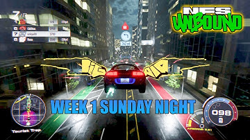 NFS Unbound Week 1 Sunday Night Time Career Mode Full Race Events Part 6