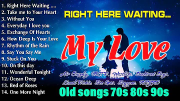 Best Romantic Old Love Songs of All Time 💖 70s 80s 90s Hits/ MLTR, Air Supply, Westlife, Boyzone...