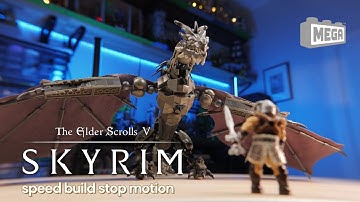 MEGA Skyrim Alduin Comes To Life | Stop-Motion Animation + Review