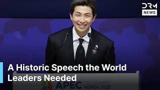 FULL SPEECH: BTS’ RM Makes History at APEC Summit with Powerful Message on K-Pop & Creativity | AC1G