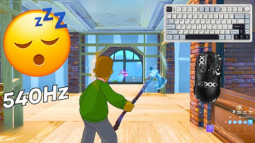 AULA F75😴 & 240fps ASMR Chill🤩 Tilted ZoneWars🏆Keyboard ASMR Fortnite Gameplay