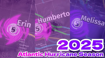 2025 Atlantic Hurricane Season Animation
