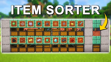 NEW Item Sorter Design in Minecraft 1.21.10 (Tutorial)