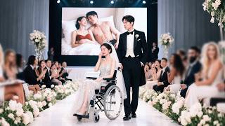 🔥渣男出軌繼妹影片在婚禮現場激情燃放“看見那個瘸子就惡心”，她瀟灑獻身渣男的總裁小叔，從輪椅站起來換新郎收回渣男一切，渣男氣瘋了！#最火短剧