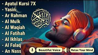 Quran recitation in a peaceful voice I Alfatiha, ayat alkursi, yasin, alwaqiah, arrahman, Alaa aqel