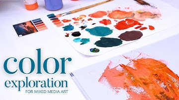 Exploring Intense Colors In Mixed Media Art