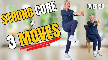DO THESE 3 MOVES Get a Strong Core and Flat Belly Over 50