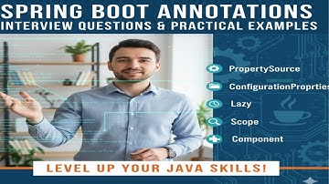 Spring Boot Annotation Interview Questions | PropertySource, ConfigurationProperties, Lazy & Scope