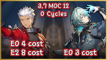 3.7 MoC12 : E0 & E2 Archer & 3 Cost Anaxa True 0 Cycles Showcase | Honkai : Star rail