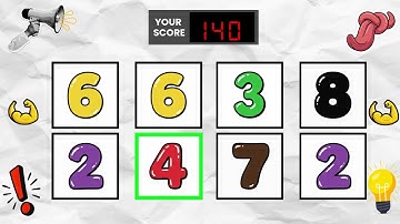 Numbers Say The Word On Beat Challenge | SCORE BOARD | Easy Medium Hard | Fast Rhythm Test