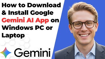 How to Download & Install Google Gemini AI App on Windows PC or Laptop Step by Step Guide 2025