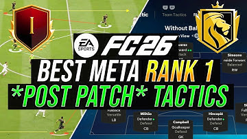 *Post Patch* Top 3 META FORMATIONS After the Goalkeeper Nerf - FC 26