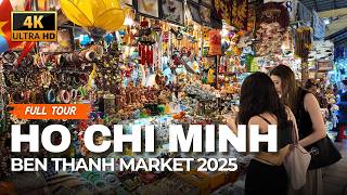 The Oldest Market in HO CHI MINH City 🇻🇳 Inside Ben Thanh Market | 4K Walk