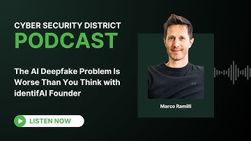 The AI Deepfake Problem Is Worse Than You Think with identifAI Labs Founder Marco Ramilli
