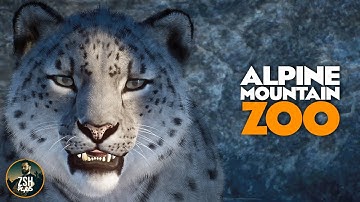 Building a Winter Snow Leopard Habitat in Planet Zoo! | Alpine Mountain Zoo