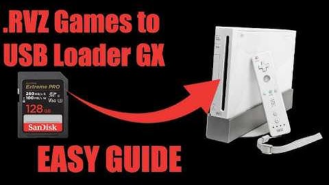 How to Install Wii games to USB Loader GX from .RVZ files  (NO DISCS!)