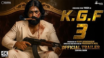 K.G.F: Chapter 3 - Trailer | Rocking Star Yash | Prabhas | Raveena Tandon | Prashanth Neel | In 2025