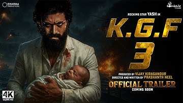 K.G.F: Chapter 3 - Trailer | Rocking Star Yash | Prabhas | Raveena Tandon | Prashanth Neel | In 2025
