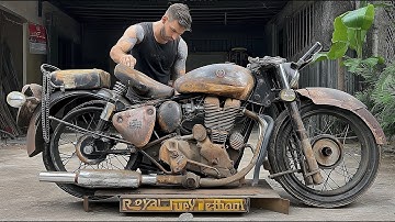 Full Restoration Royal Enfield Motorcycle 1989s | Restored Abandoned Motorcycle