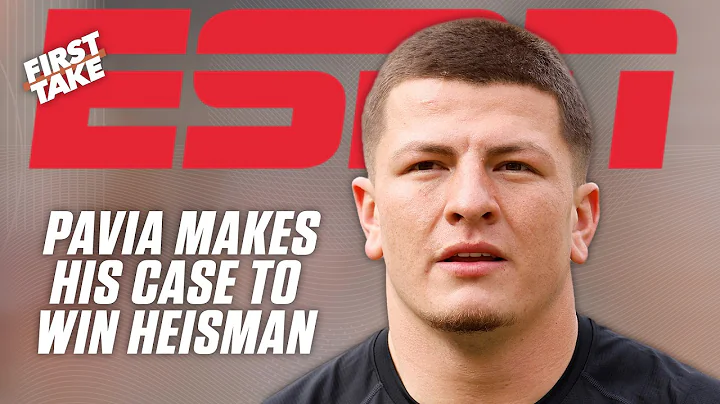 NOT A FLUKE 📣 Vanderbilt QB Diego Pavia makes his case to win the Heisman Trophy 🏆 | First Take