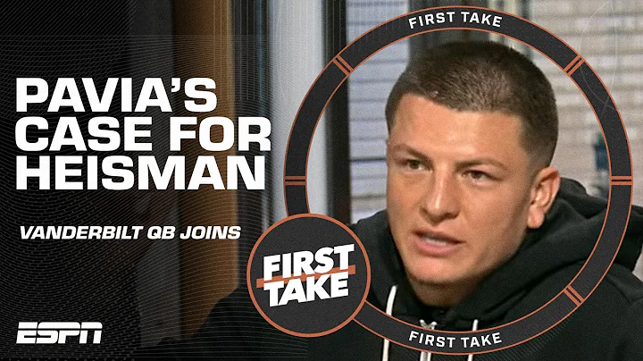 NOT A FLUKE 📣 Vanderbilt QB Diego Pavia makes his case to win the Heisman Trophy 🏆 | First Take