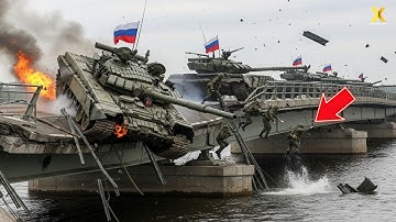Oekraïense Abrams-tank valt Russisch konvooi aan. Geloof het resultaat niet!
