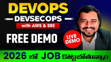 DevOps DevSecOps with AWS & SRE 🔥 Telugu Free Demo – Kickstart Your Career!