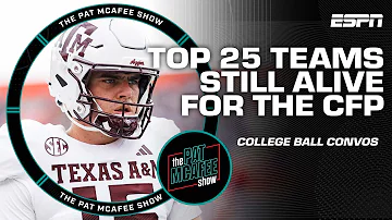 Top 2️⃣5️⃣ teams STILL ALIVE for the CFP + HISTORIC Heisman race on the RISE 🏆 | The Pat McAfee Show