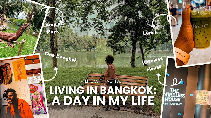 A Day In My Life living in Bangkok Thailand |  Lumpini park, One Bangkok, Sliving