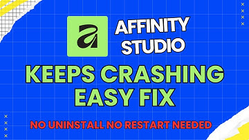 How To Fix Affinity Studio Keeps Crashing | Affinity Studio Not Opening Easy Fix | No Restart Needed
