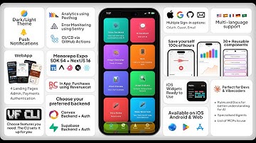 The Ultimate React Native Expo & Next.js Starter Kit (iOS, Android & Web)