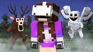 I Survived 99 Nights in the Forest in VR Minecraft
